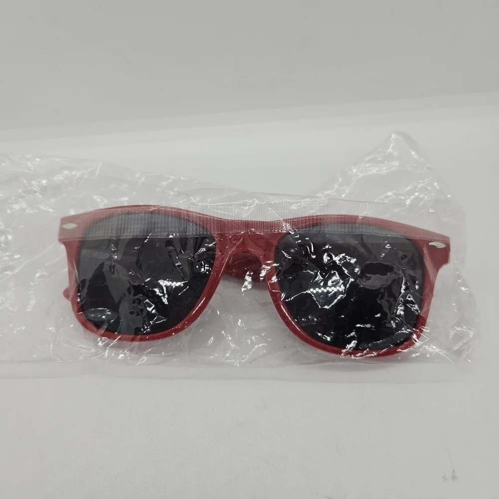 brand new red Transformers One plastic frame sunglasses